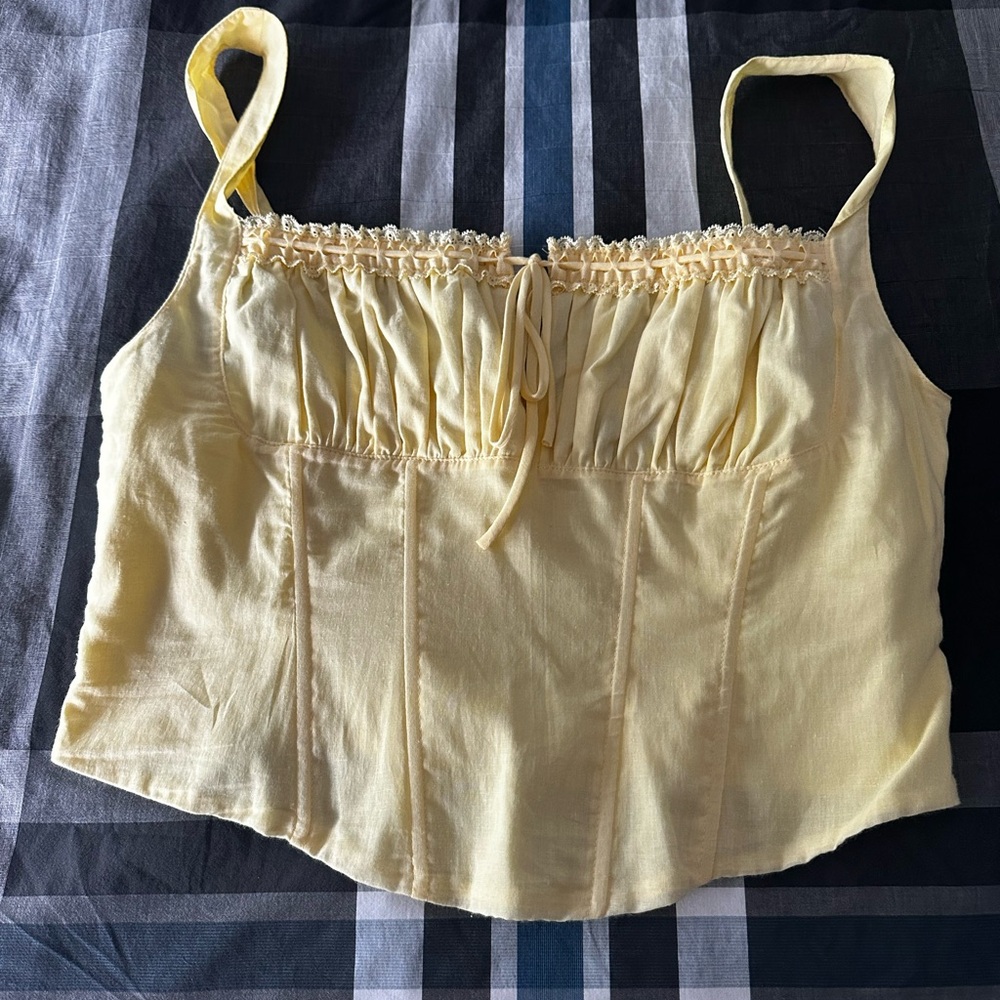 White Fox Boutique Yellow Camisole